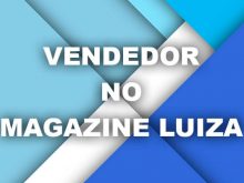 Vendedor no Magazine Luiza