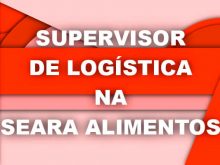 Supervisor de Logística na Seara Alimentos
